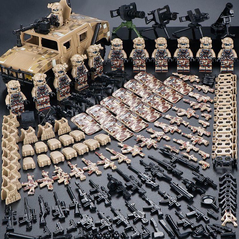 Фигурки спецназовцев с хаммером армия спецназ swat корд brickarms альфа ...