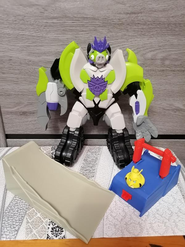 Angry birds transformers jenga bumblebee bird battle ...