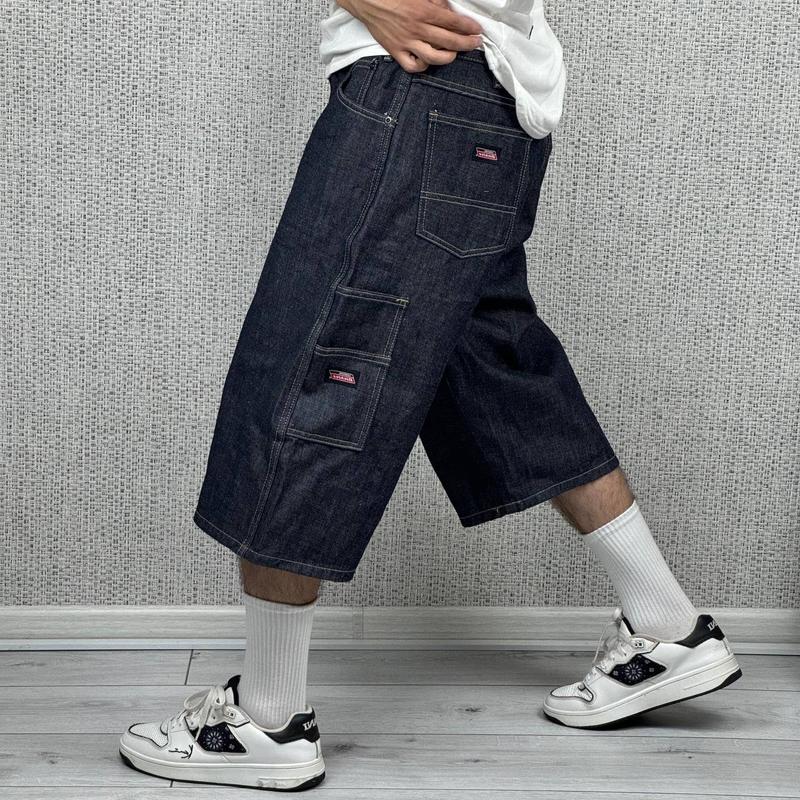 Реп шорти dickies loose baggy denim shorts бэгги шорты луз фит