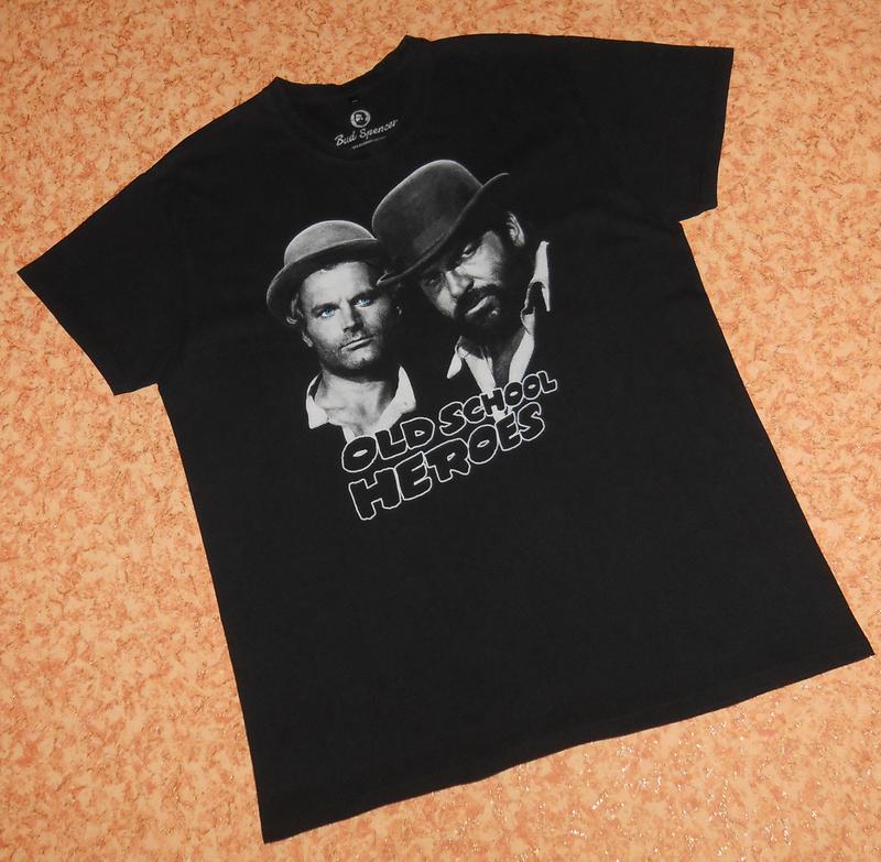 Débardeur Bud Spencer Old School Heroes - Homme Noir 100% Coton | T-shirt Décontracté Licence Officielle - 8