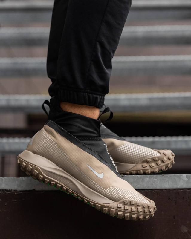 Снижка!!️ кроссовки в стиле nike acg mountain fly gore-tex beige