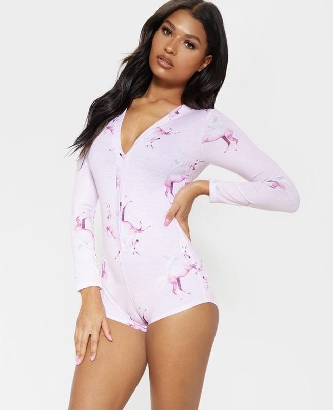 Womens pyjama romper hotsell