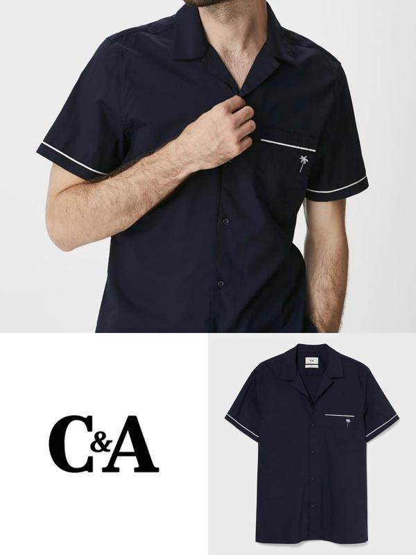 Стильная мужская рубашка c&a slim fit этикетка — цена 349 грн в ...