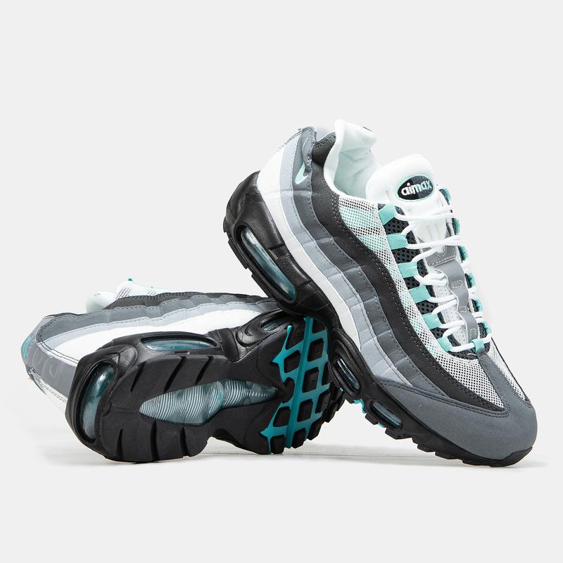 Nike air max 95 grey and blue hotsell