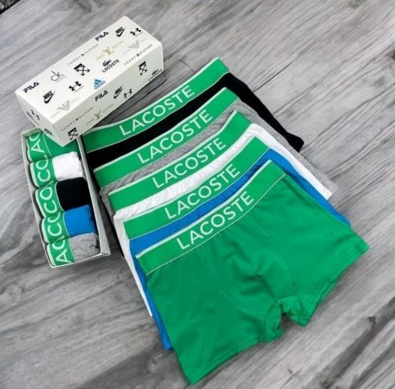173954752 lacoste 5 740 Lacoste Svarta enfargade strumpor