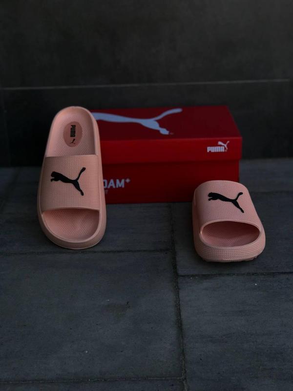 Женские шлепанцы puma розовые шлепанцы пума жіночі шлепанці пума — цена ...