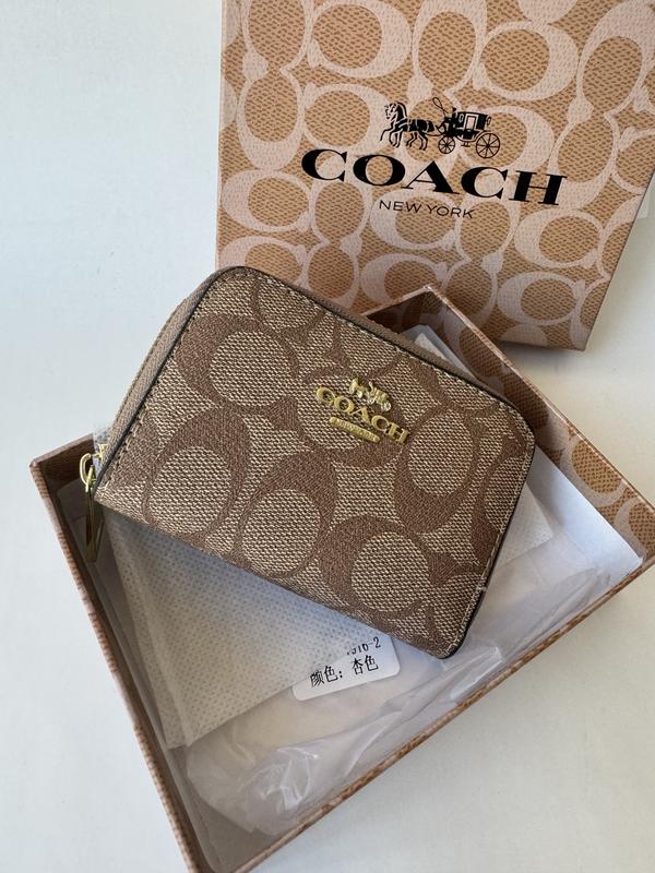 Coach apricot wallet sale