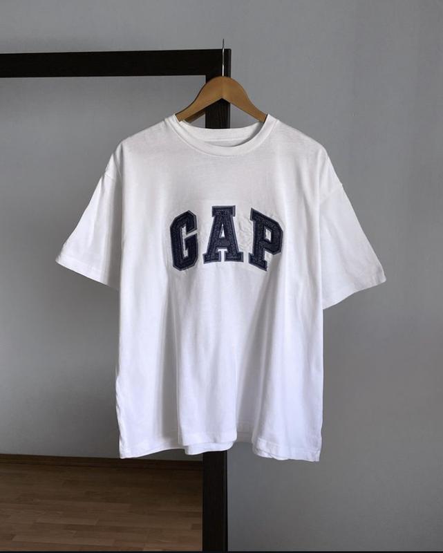 gaussian logo t shirt Gap big logo Crew t 174672319 shirt 490