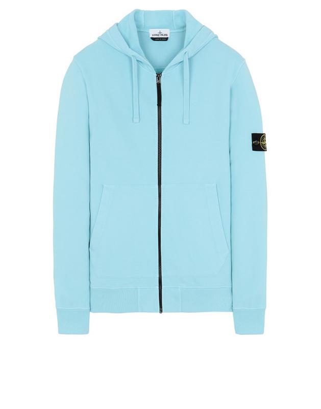 stone island 64220 zip hooded sweatshirt blue xl 4550 174716166