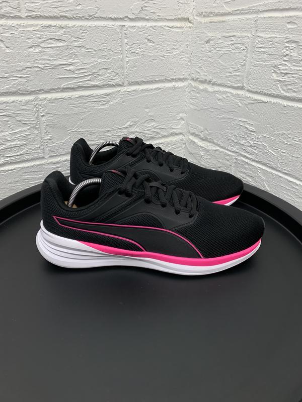 Pink and grey puma shoes hot sale