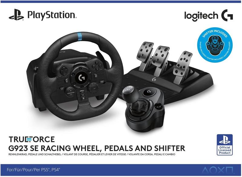 ロジクール G923 レーシングホイールとペダルセット Logitech G