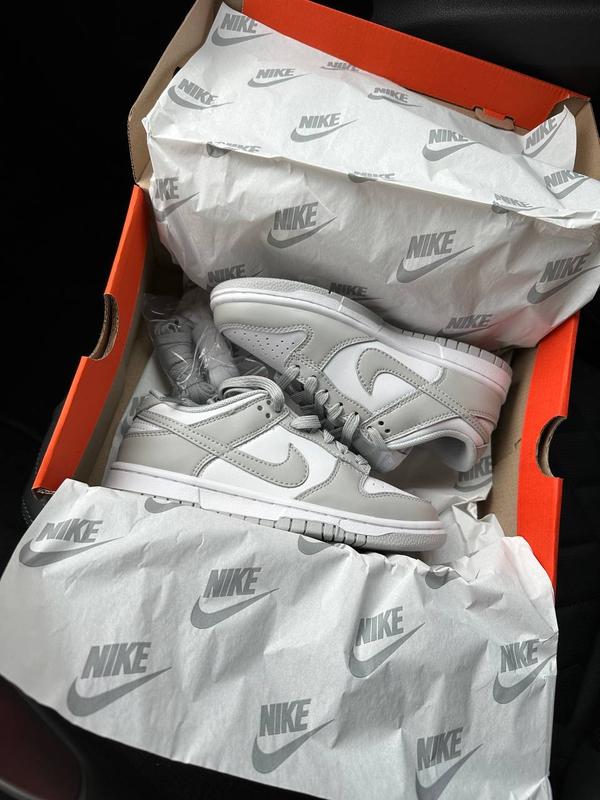 Nike dunk low light grey | найк данк сірі | сірі данки — ціна 2499 грн ...