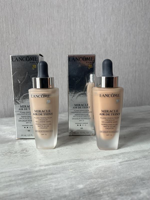 Lancωme miracle air de teint spf15 легкий тональный крем-флюид
