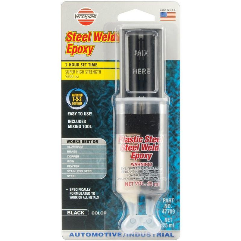 Versachem steel weld® epoxy, 25ml эпоксидный 2-х компонент клей для ...