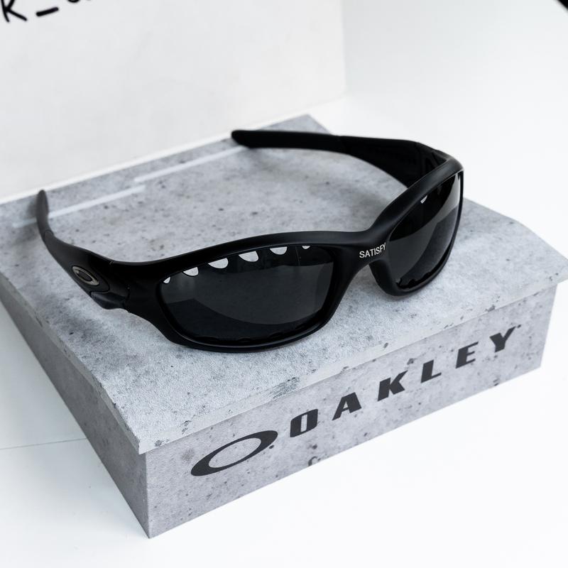 k*4様 90〜Oakley Straight Jacket USA製 Oakley x satisfy straight jacket black vented lens окуляри — ціна