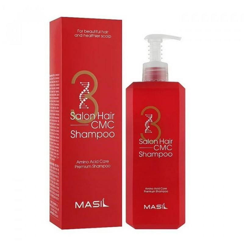 Восстанавливающий шампунь с аминокислотами masil 3 salon hair cmc ...