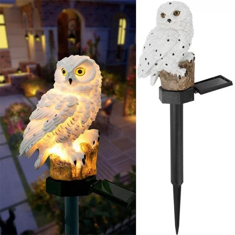 Фонарь садовый сова с солнечной панелью white — цена 287 грн в каталоге ...