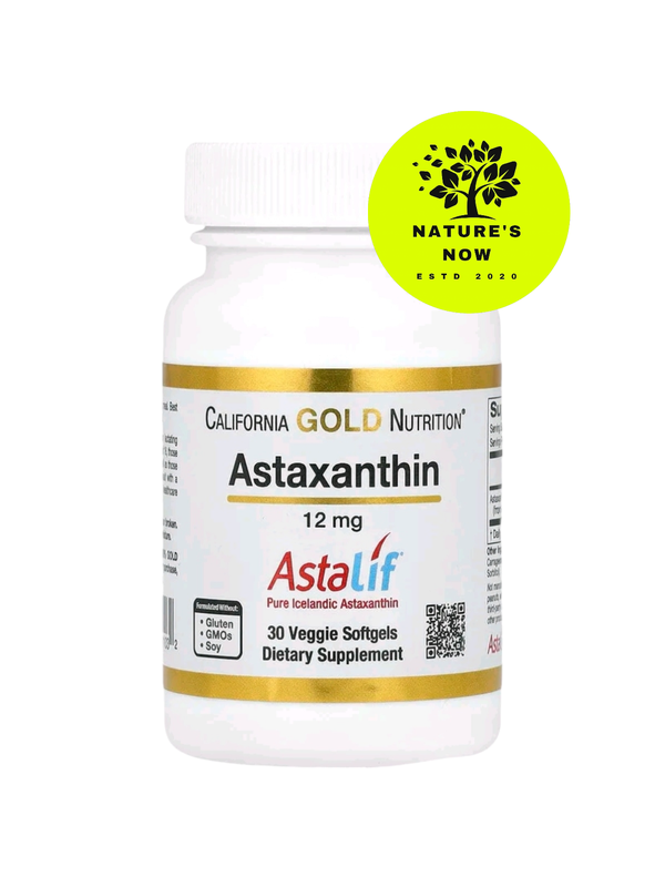 Астаксантин 12 мг - 30 капсул / california gold nutrition, сша — цена ...