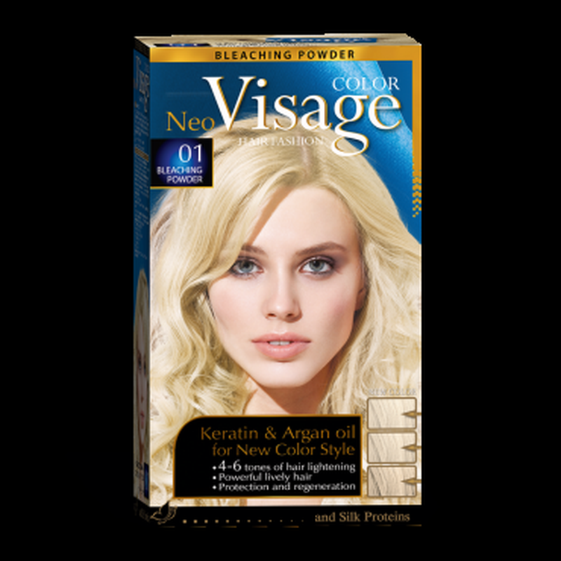 Краска для волос visage 01 осветляющая пудра, 50/50/20 мл — цена 149 ...