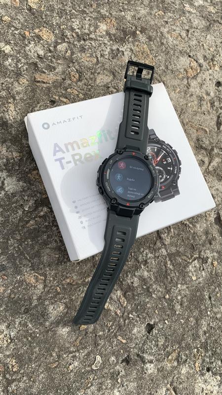 Amazfit t-rex защитные смарт часы компас gps отличное состояние — цена ...