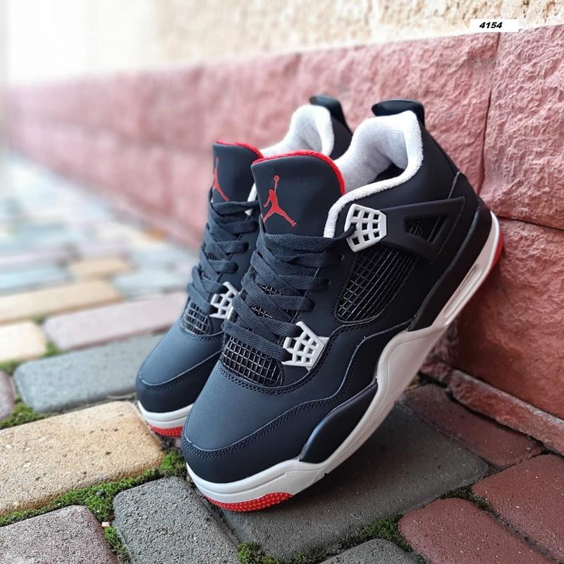 Шикарные мужские зимние кроссовки nike air jordan 4 retro — цена