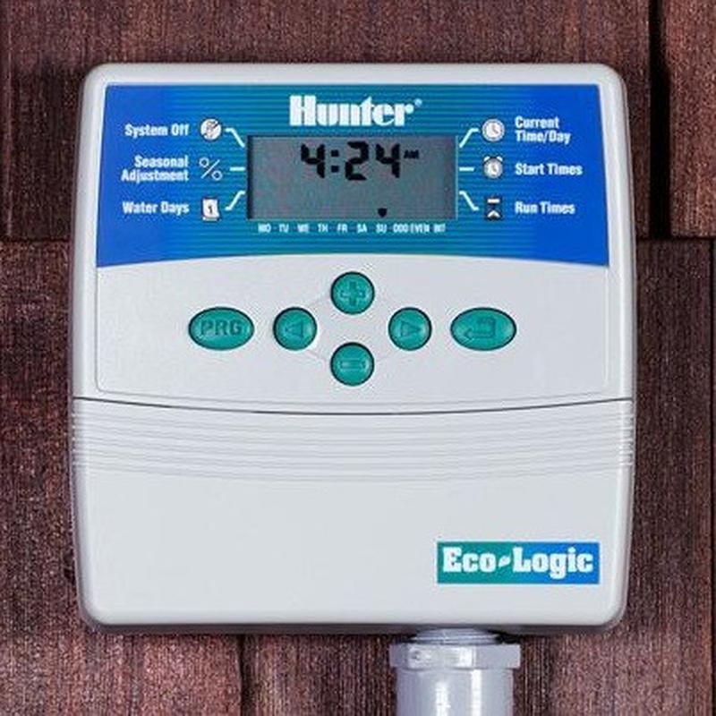Контроллер управления автополива hunter eco logic elc 601i-e (6 зоны ...