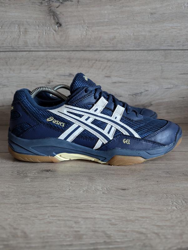 Кроссовки зальные б/у асикс asics gel hunter волейбол бадминтон теннис ...