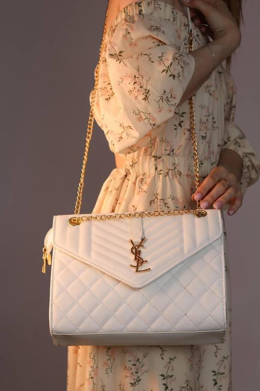 Ysl envelope white hotsell