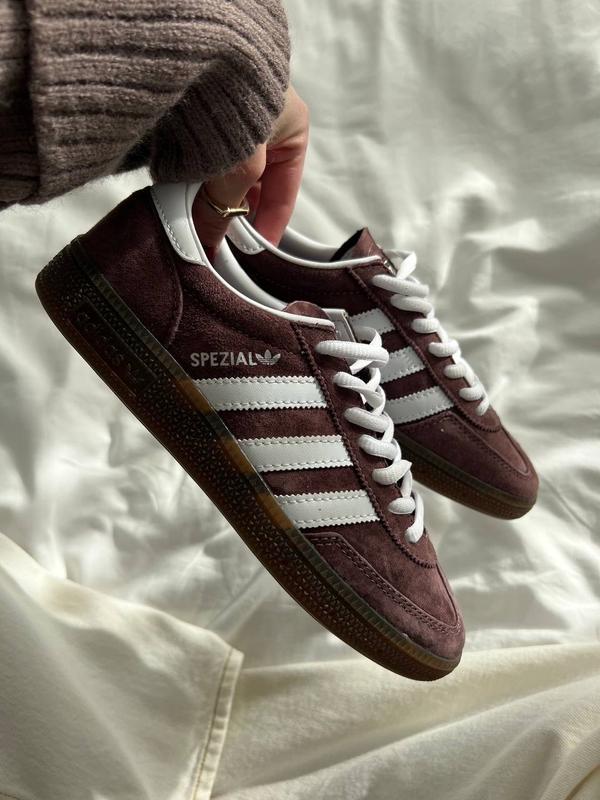 Adidas spezial brown white кеди жіночі адідас коричневі шоколадні