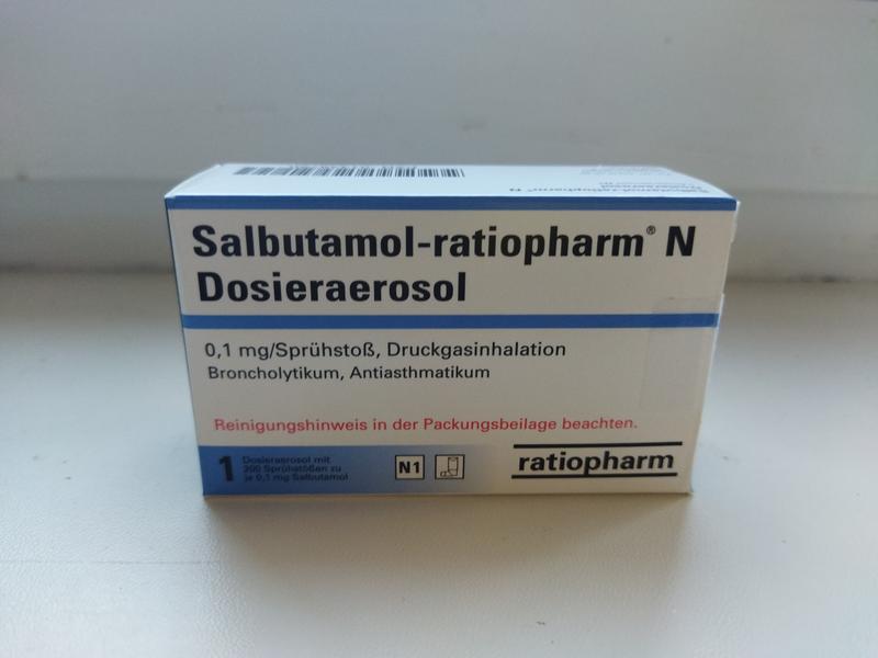 Salbutamol Ratiopharm N 200 Hub Dosieraerosol Preis