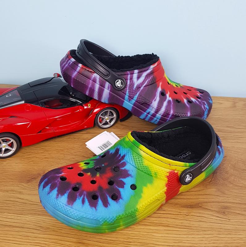 Tie dye crocs cheap discount