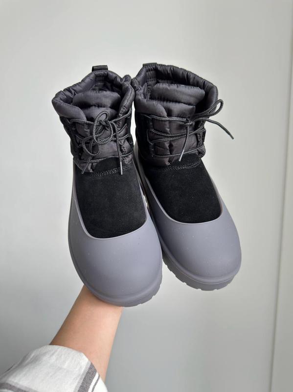 Grey uggs with laces hot sale