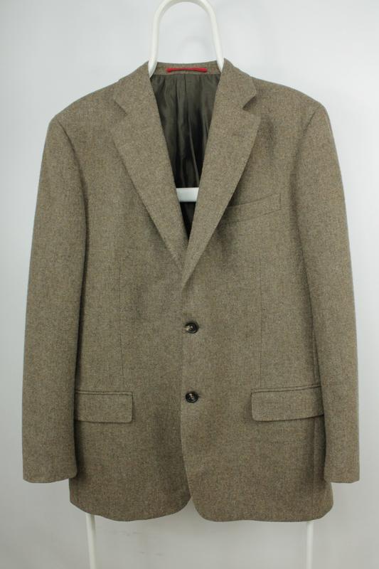 Теплый шерстяной люкс блейзер пиджак pal zileri concept brown fleece ...