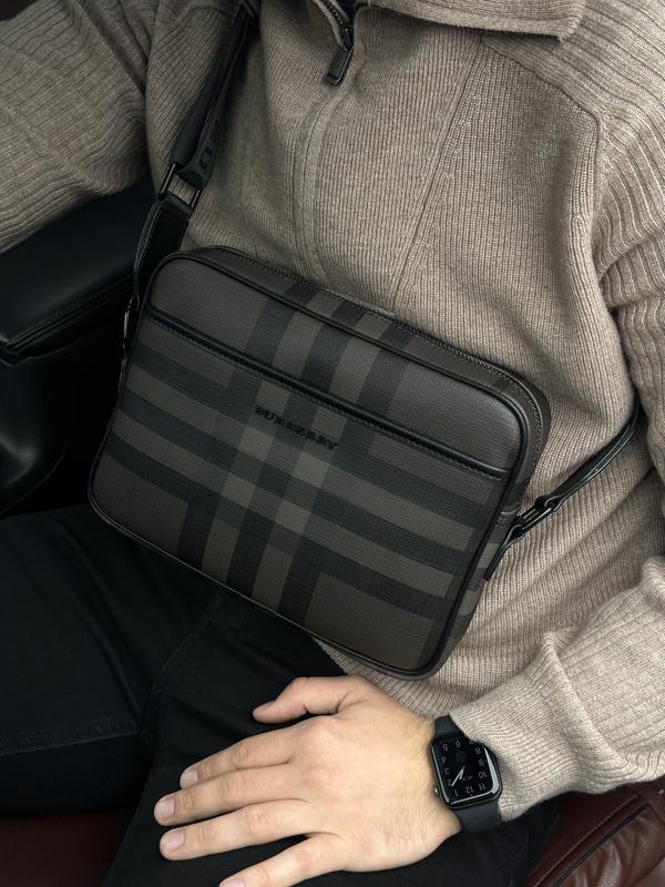 Burberry mens shoulder bag sale