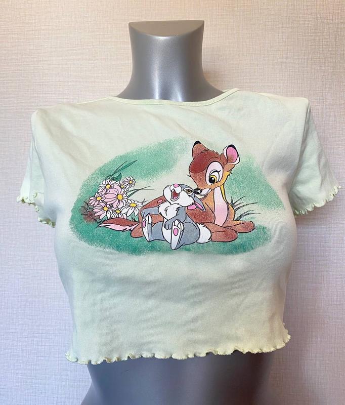 Кроп топ y2k dollskill disney h&m бемби — ціна 200 грн у каталозі Топи
