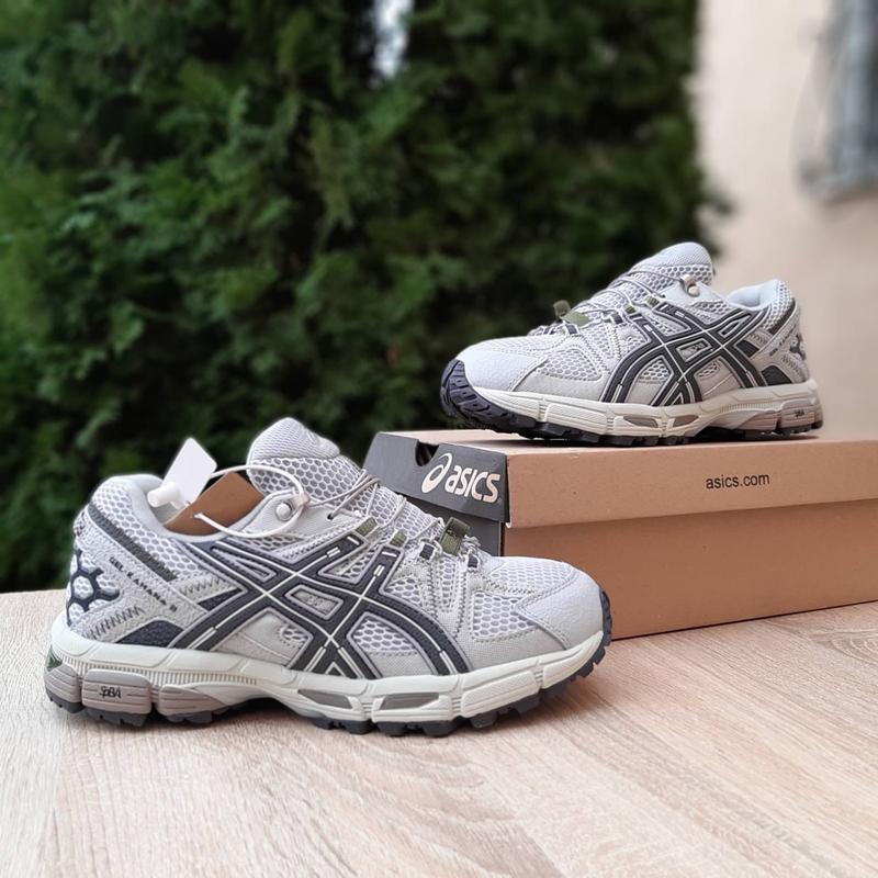 Зимние мужские кроссовки asics gel-kahana 8 winter fur grey ассикс