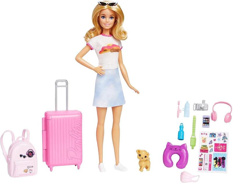 barbie doll and travel set hjy18 Barbie 1190