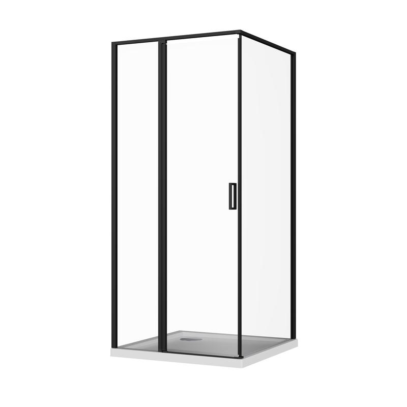 Стеклянная душевая кабина avko glass rdr13b, 90х90х190 black — цена ...