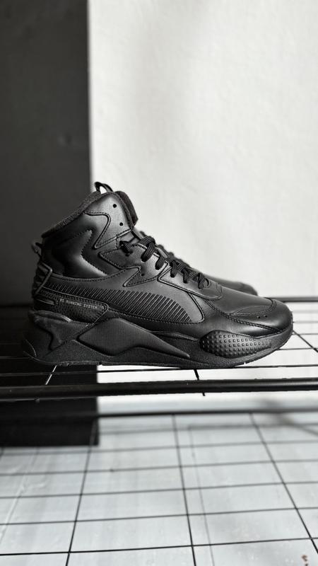 Зимние кроссовки puma rs-x mid leather 389211-01 — цена 3099 грн в