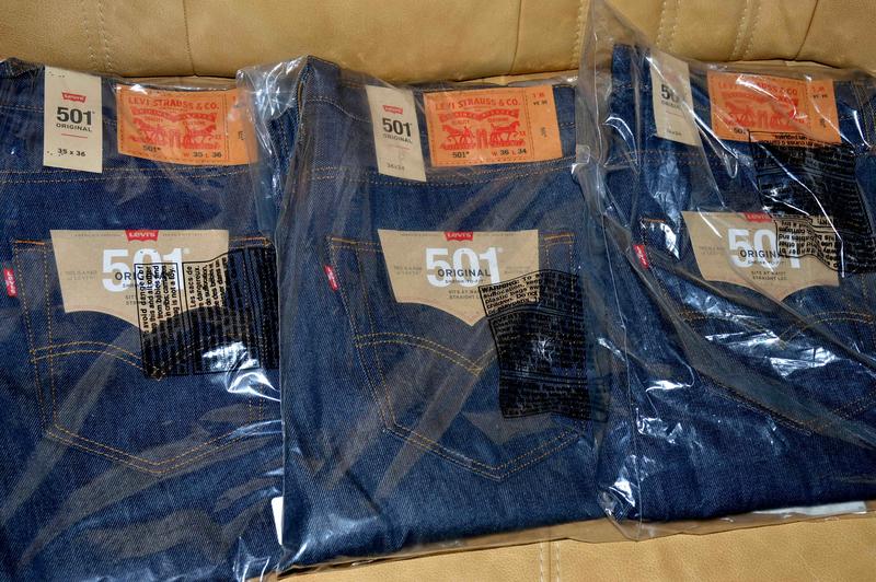 Джинсы levis 501 stf - 005010000- original из сша, w34 l38 новые