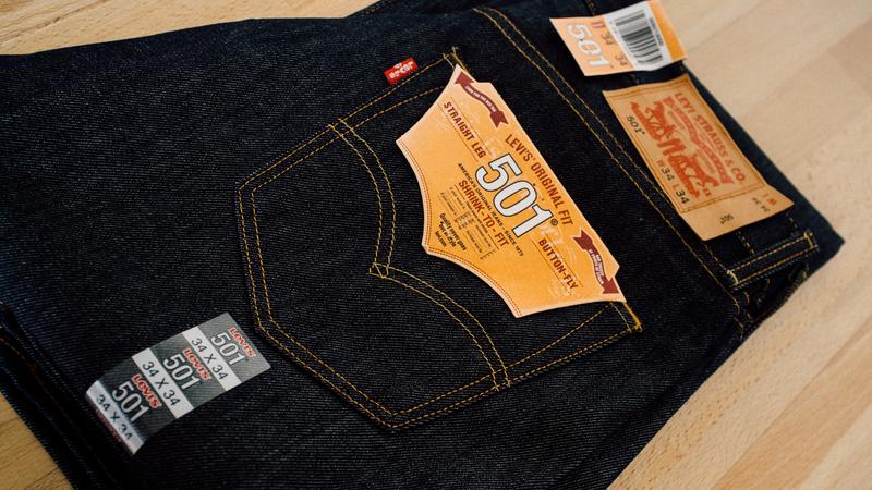 Джинсы levis 501 stf - 005010000- original из сша, w34 l38 новые
