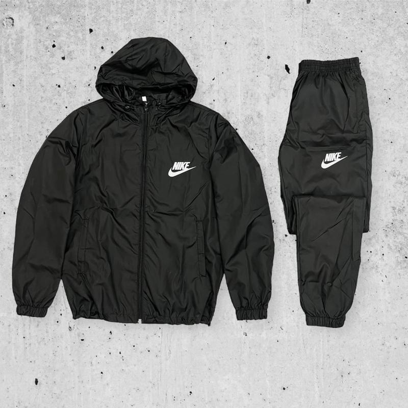 Мужской спортивный костюм nike на плащевке черный комплект найк с ...