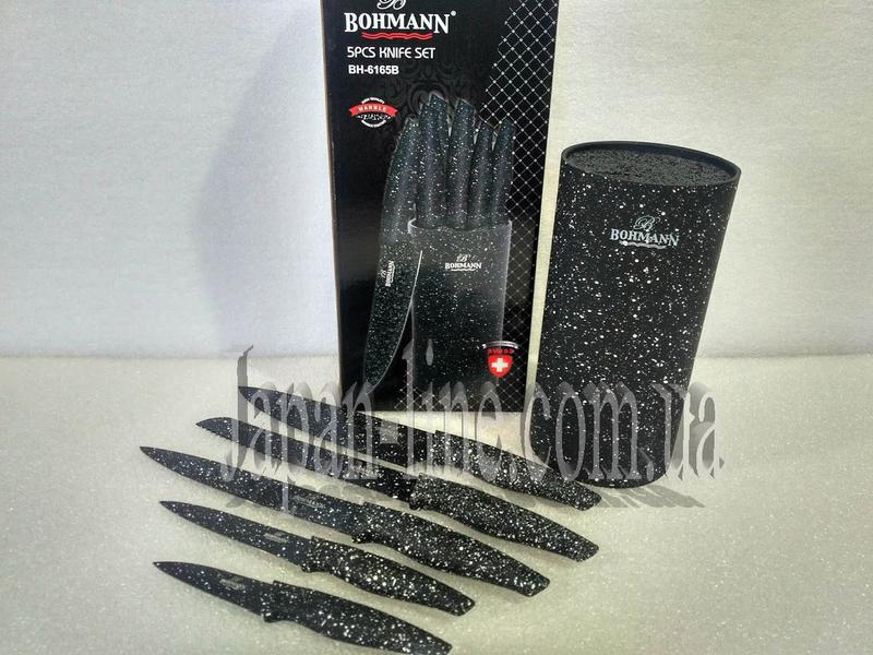 Набор ножей bohmann bh 6165 black 6 предметов — цена 712 грн в каталоге ...