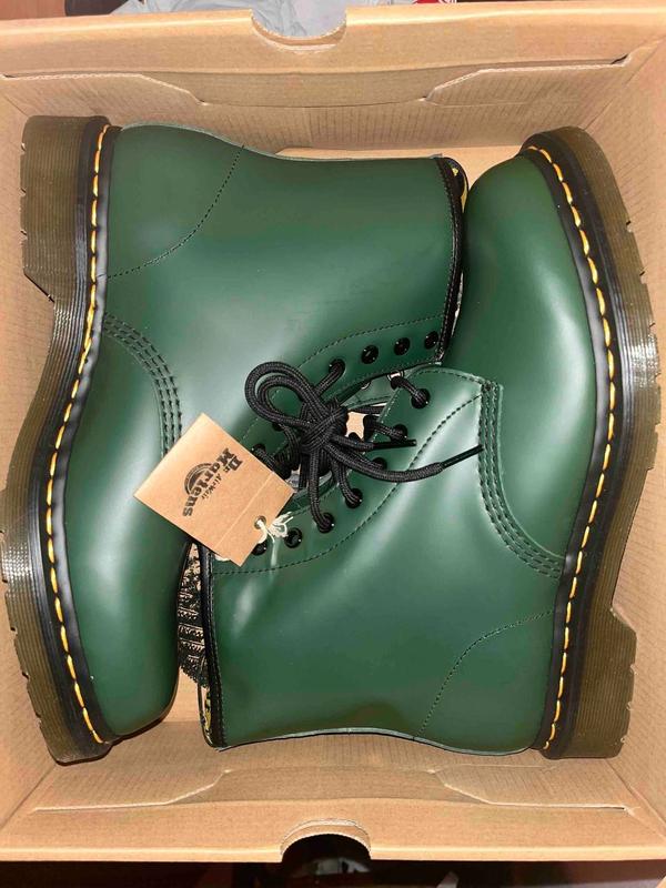 Черевики dr. martens 1460 green smooth 11822207 — цена 6200 грн в