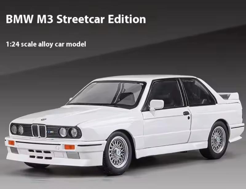 Машинка бмв, металлическая модель bmw m3 1988 (e30)(масштаб 1/21