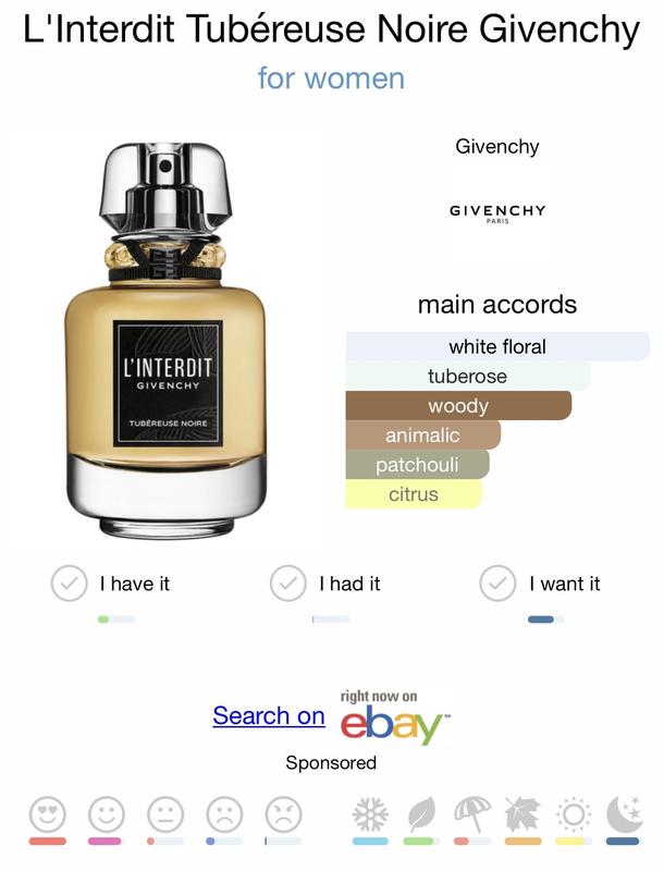 L'interdit tubéreuse noire givenchy парфуми — цена 2500 грн в