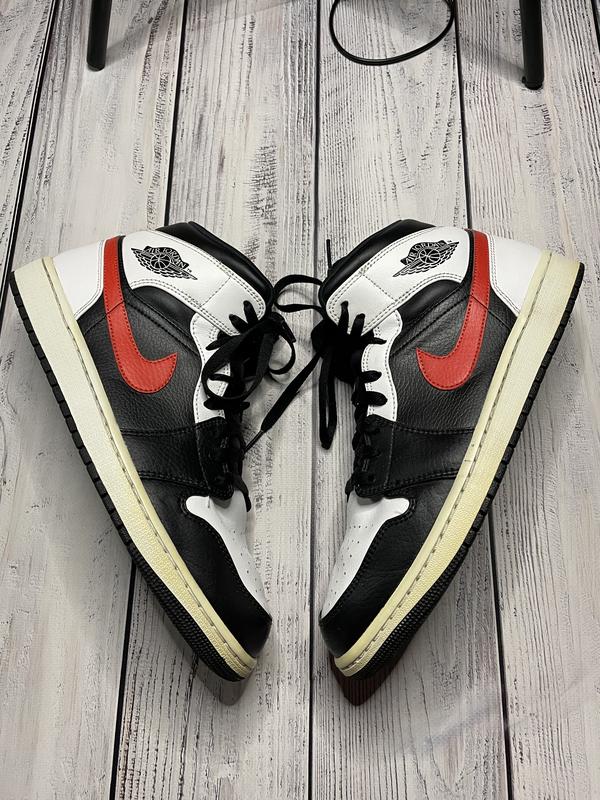 nike air jordan 1 retro mid black chilie red white 2200 180503760 air jordan 1 rookie