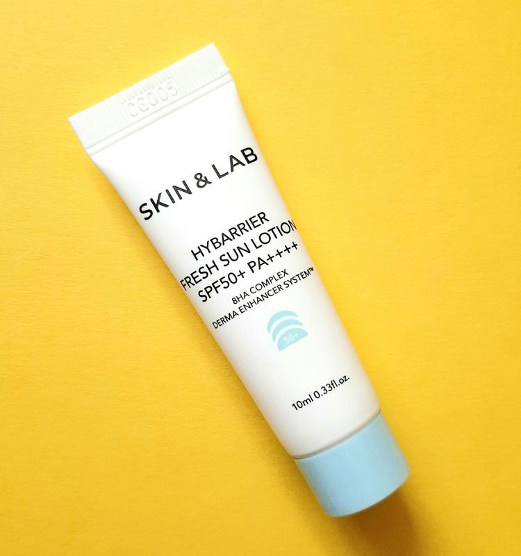 Сонцезахисний лосьон skin&lab hybarrier fresh sun lotion spf 50+ pa ...