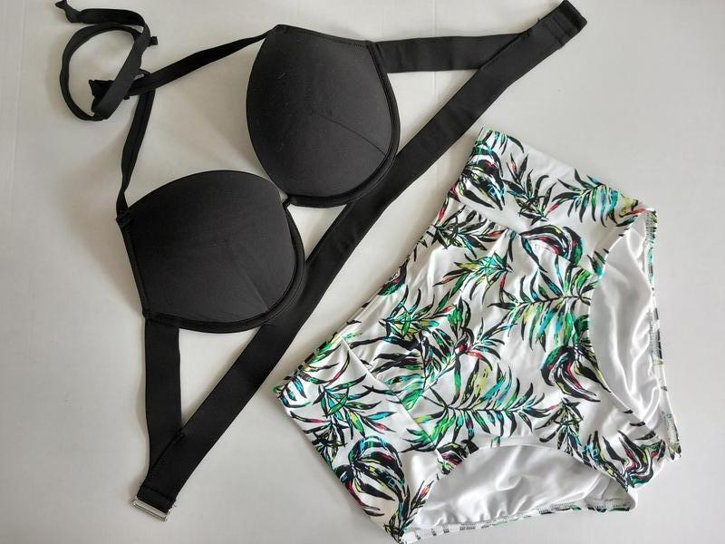 34d 75d/75д h&m шикарный раздельный купальник балконет с пуш-ап на ...