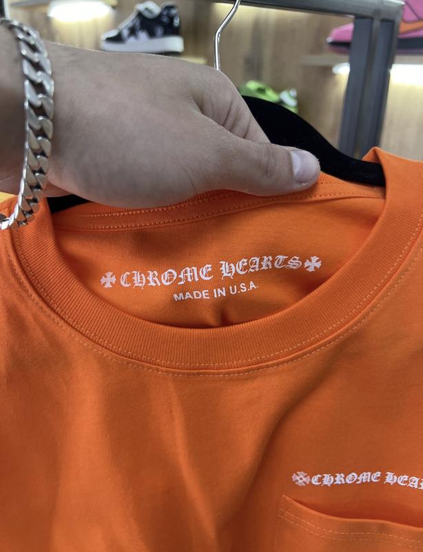 Лонгслів chrome hearts matty boy link & build orange — цена 2939